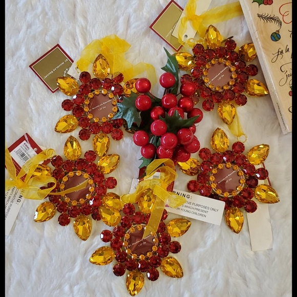 St. Nicholas Square Photo gemstones snowflake NWT - Picture 5 of 7